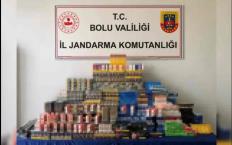 Binlerce paket kaçak sigara ele geçirildi