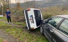 Park halindeki araca çarptı... 1 yaralı...