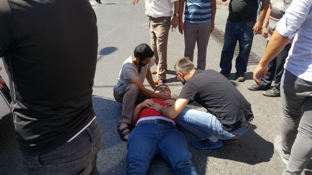 BİR MOTOSİKLET KAZASI DAHA...
