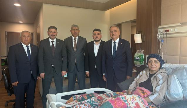 AK Parti heyetinden Oruç’a ziyaret…