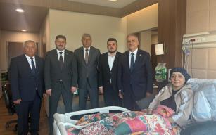 AK Parti heyetinden Oruç’a ziyaret…