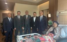 AK Parti heyetinden Oruç’a ziyaret…
