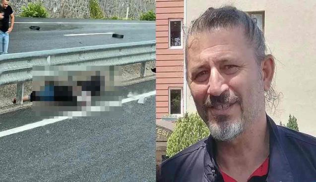 Feci kaza… Baba kız bariyere çarptılar…