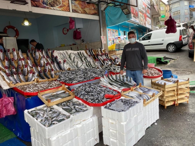 Balık tezgahları şenlendi...