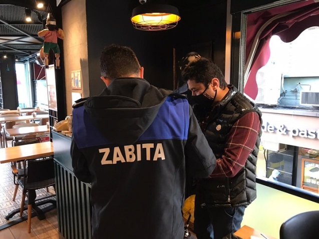 Zabıtadan iş yerlerine maske denetimi