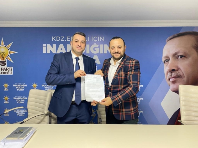 İbrahim Kayacan aday adaylığı başvurusunu gerçekleştirdi.