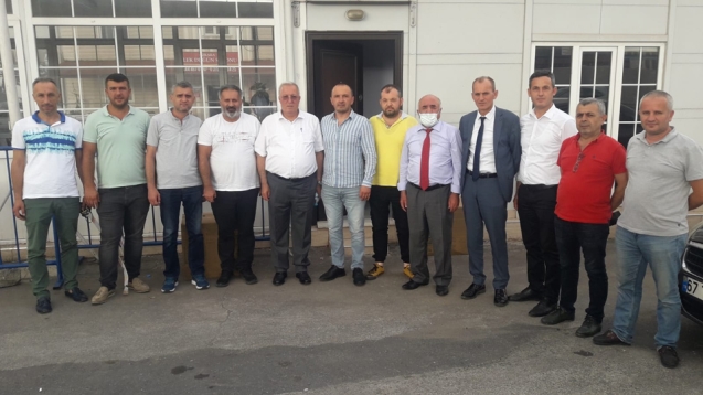 Azman,Başkan'ı ziyaret etti...