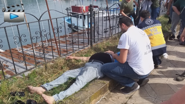 BİR ANDA YERE YIĞILDI...
