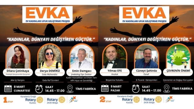 Ev kadınları Ufuk geliştirme programı...