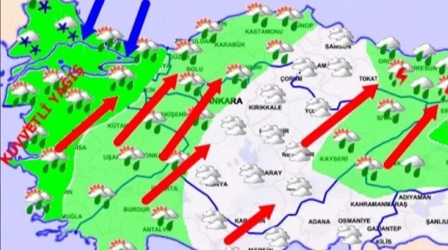 Meteoroloji’den sağanak, fırtına ve kar uyarısı...