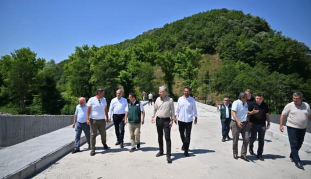 Bozkurt , inşaat projesini yerinde inceledi...