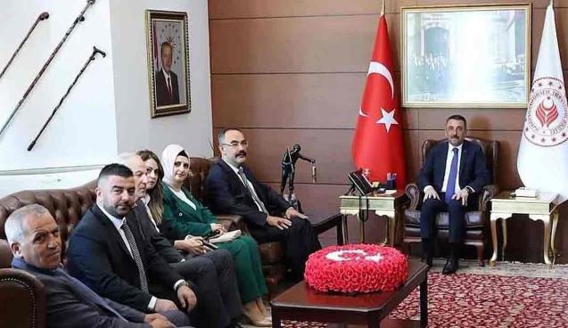 MHP İl Teşkilatı’ndan Hacıbektaşoğlu’na ziyaret…