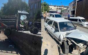 Freni boşaldı… Faciadan dönüldü…