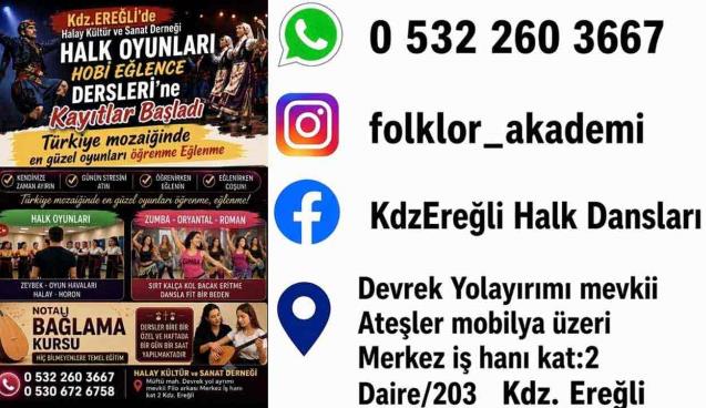 Halk oyunları, Hobi eğlence dersleri başlıyor…