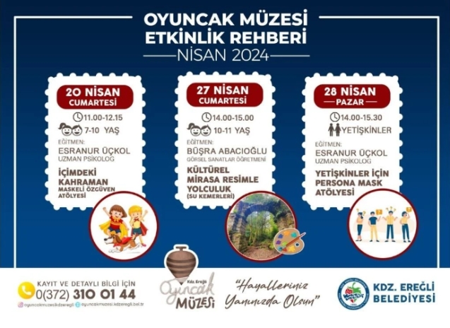Oyuncak Müzesi Nisan ayı programı belli oldu...