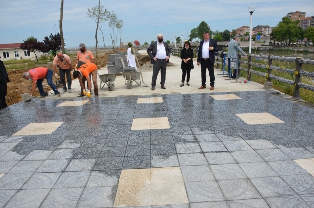 Teras Park'ta çalışmalar başladı...