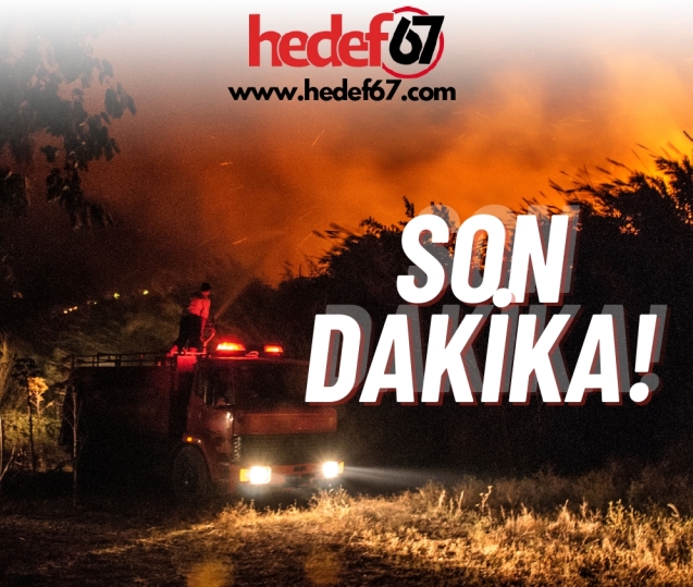 Torununu sınava getirdiği otomobili yandı...