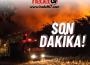 Torununu sınava getirdiği otomobili yandı...