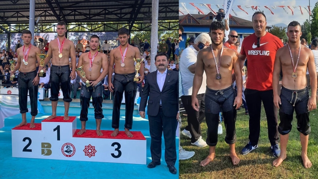 Balıkesir güreşlerinde, Alaplı damgasını vurdu...