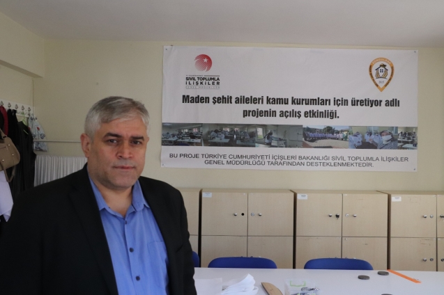 Şehit aileleri hem meslek öğrenecek,hem de gelir elde edecek