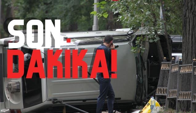 Trafik kazasında iki kişi yaralandı.