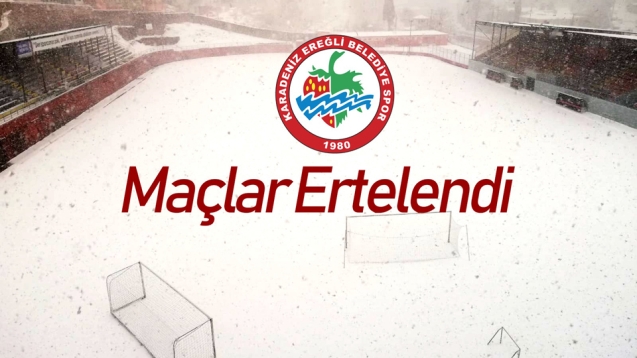 MAÇLAR ERTELENDİ...