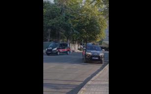 SOLO TÜRK keşif uçuşunda polisler seferber oldu....