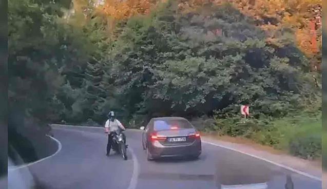 Yaşanan kaza, araç içi kamerasına yansıdı…