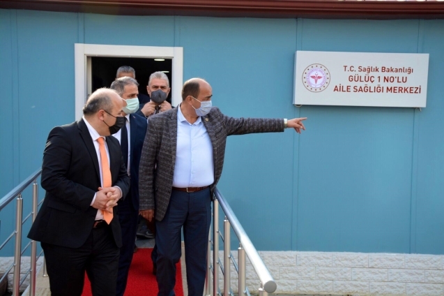 Gülüç 1 No'lu Aile Sağlığı Merkezi’ni incelediler...