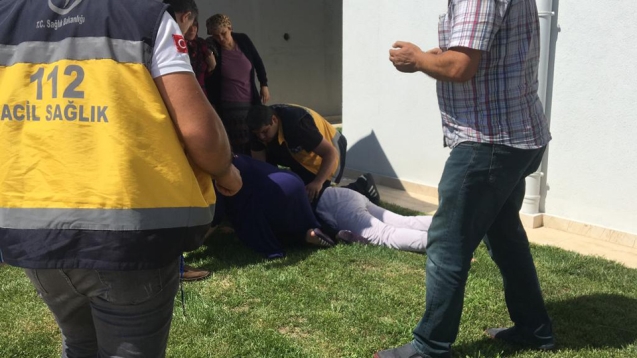Bayram temizliği yaparken düştü!..